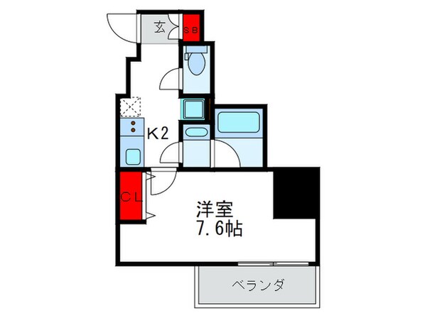 ザ・レジデンス心斎橋の物件間取画像